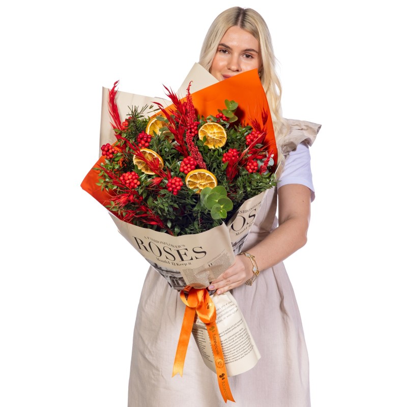 Winter Citrus Kokina Buketi