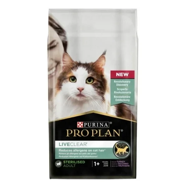 Pro Plan Liveclear Hindili Kısırlaştırılmış Yetişkin Kedi Maması 7KG