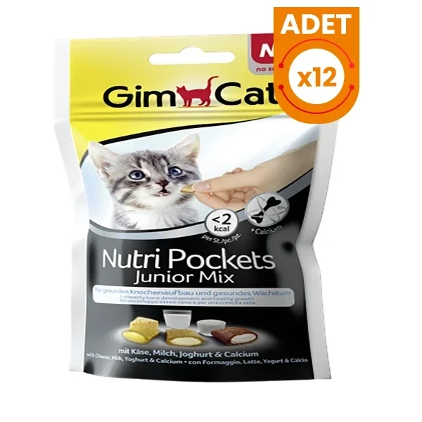 Gimcat Nutripockets Junior Mix Yavru Kedi Ödül Maması