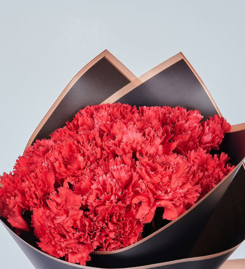 Kırmızı Karanfil Çiçek Buketi