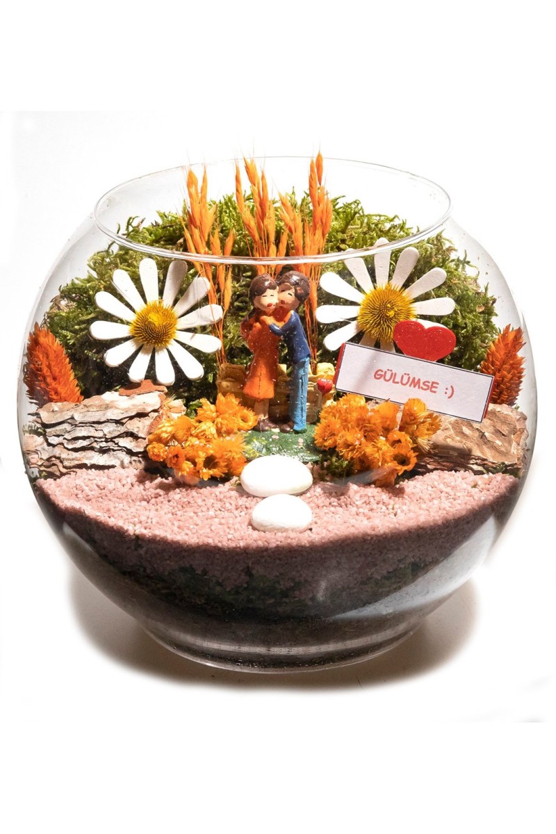 Teraryum Çiçekli Mini Bahçe